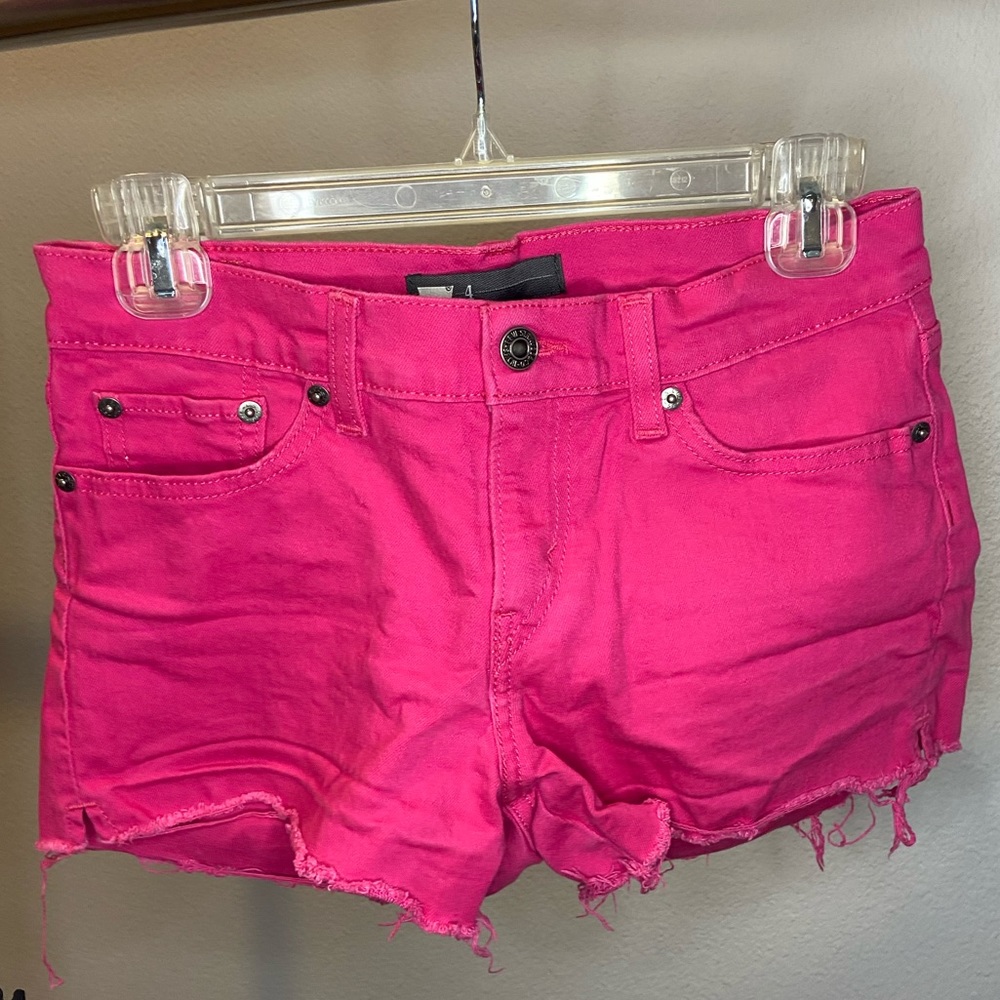 Levi’s Hot Pink Denim Shorts